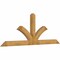 Ekena Millwork Richland Rough Sawn Timber Gable Bracket, Western Red Cedar, 108"W x 40"H x 4"D x 6"F, 9/12 Pitch GBW108X40X0406RIC00RWR - alternate 5